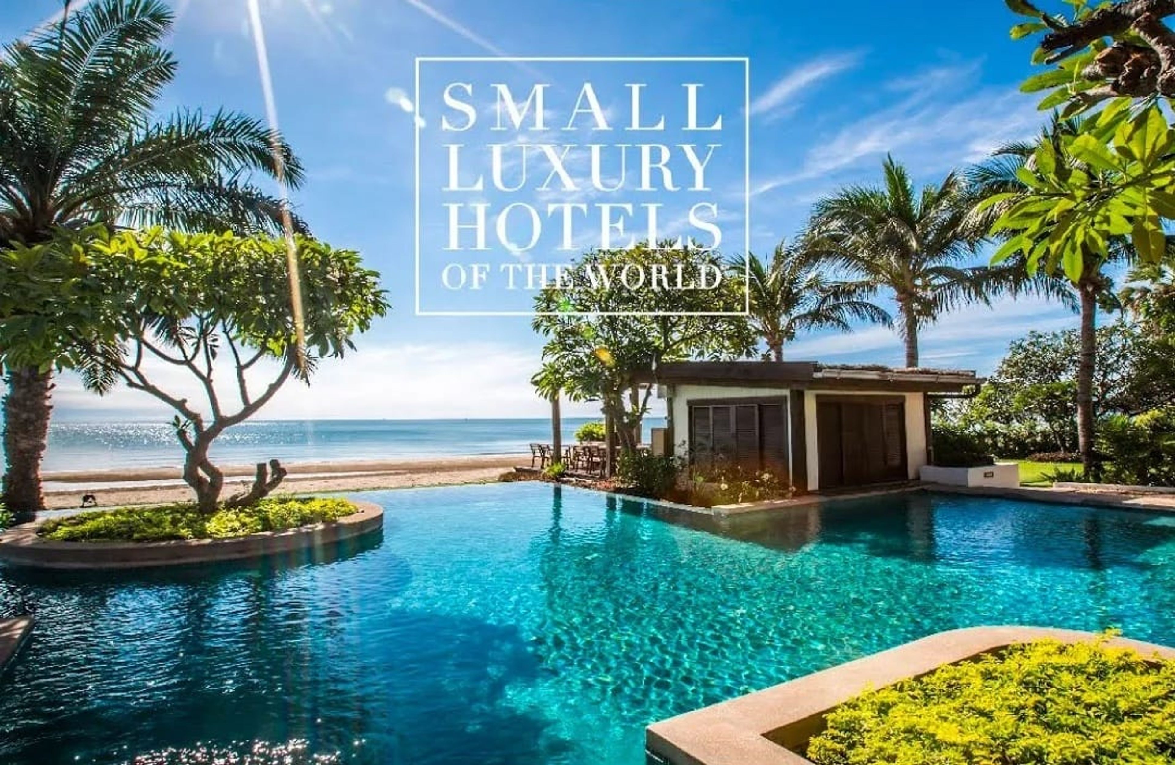 A photo of an SLH property with their logo