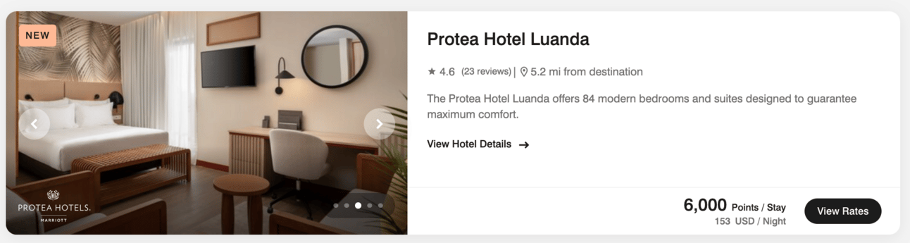 Marriott booking