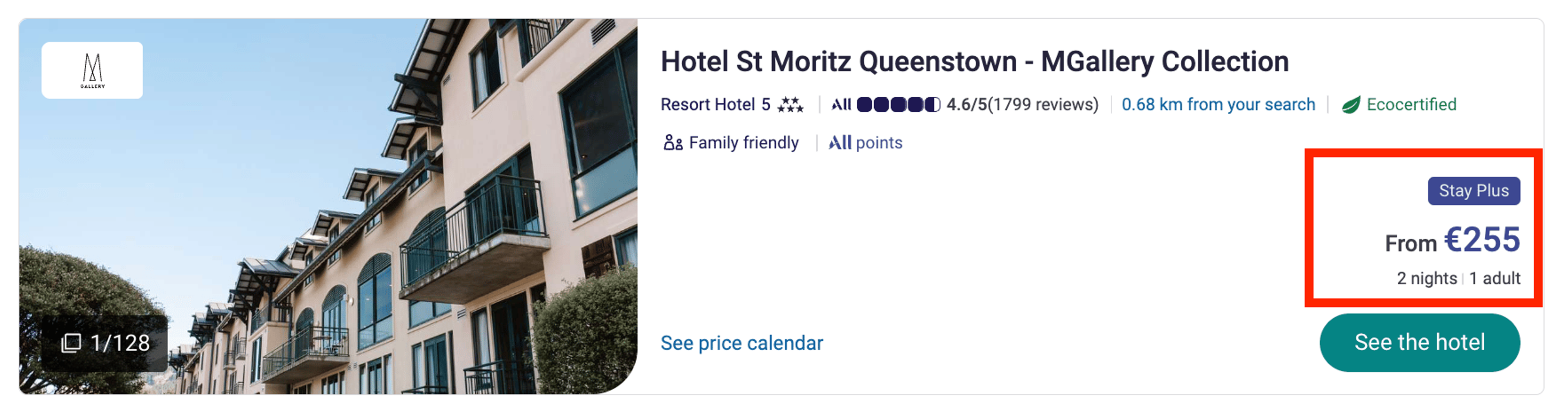 Hotel St. Moritz in Queenstown