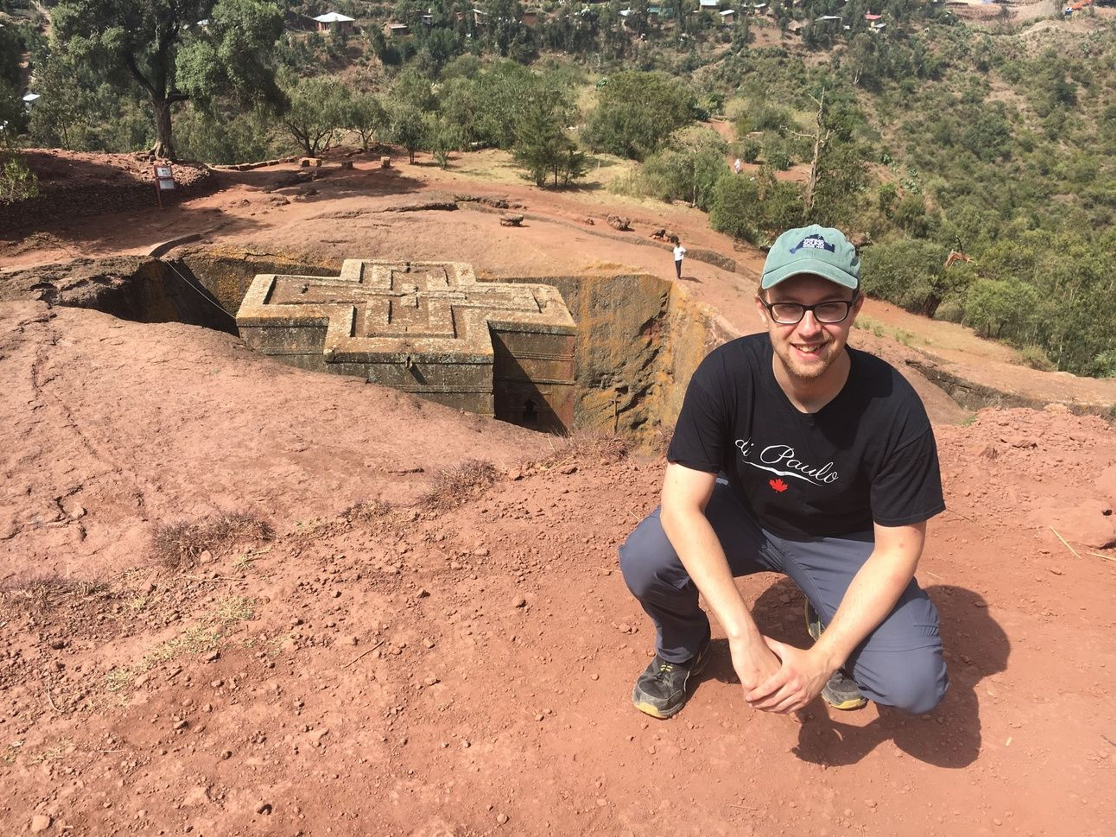 That’s me in a town called Lalibela in the Amhara region of Ethiopia