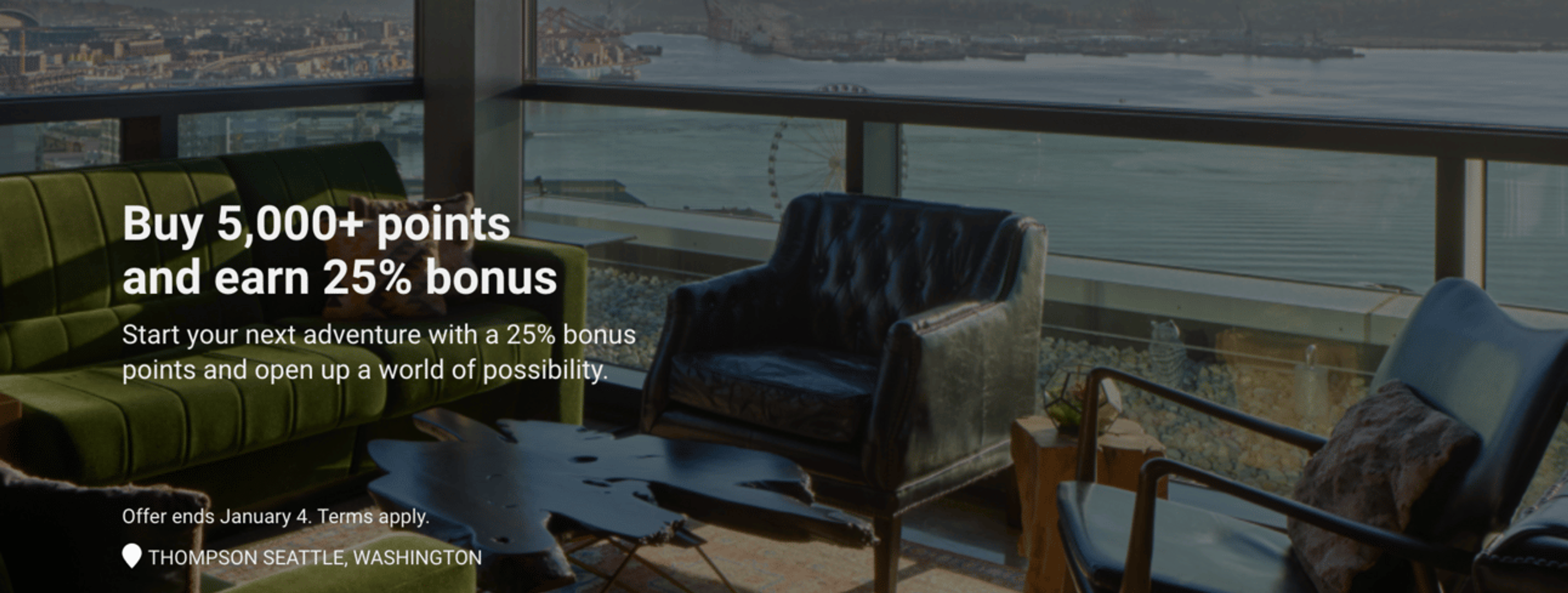 Buy Hyatt points with a 25% bonus