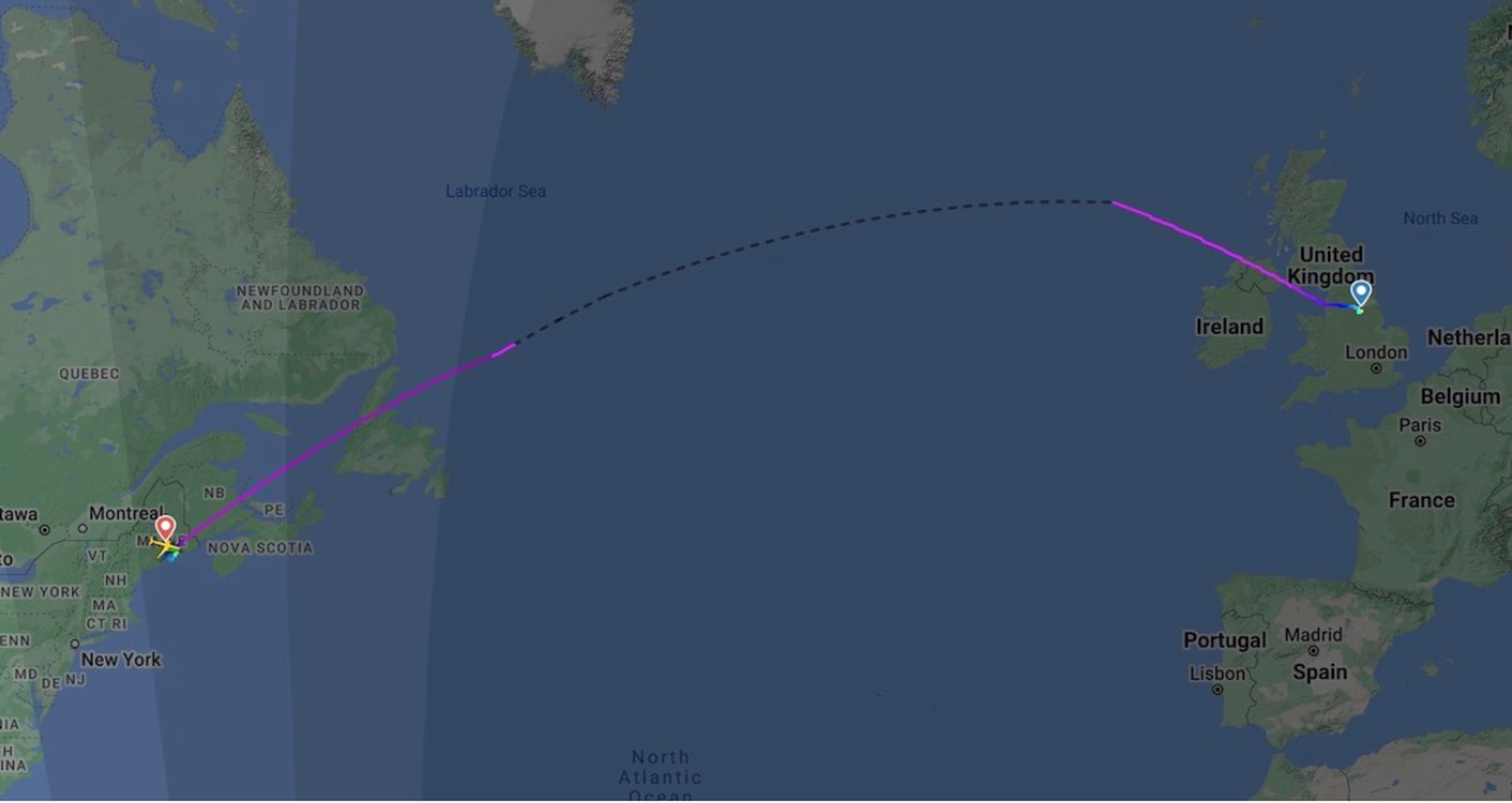 TUI flight path
