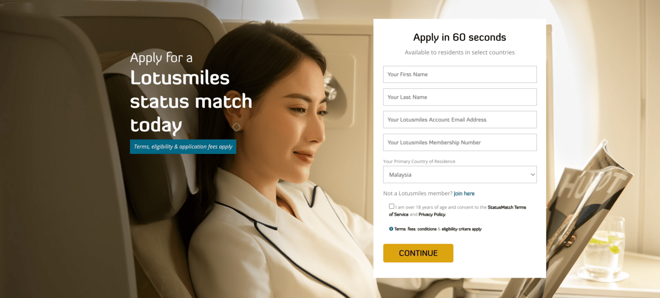 Vietnam Airlines status match page