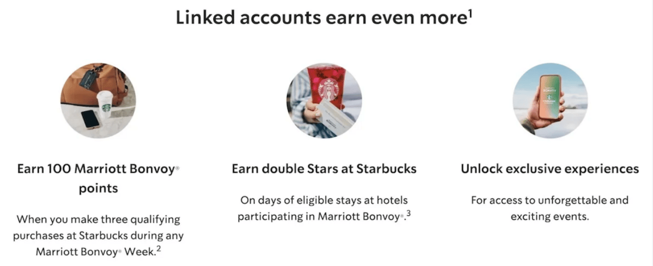 Details about how to earn Marriott bonus points and Starbucks bonus Stars
