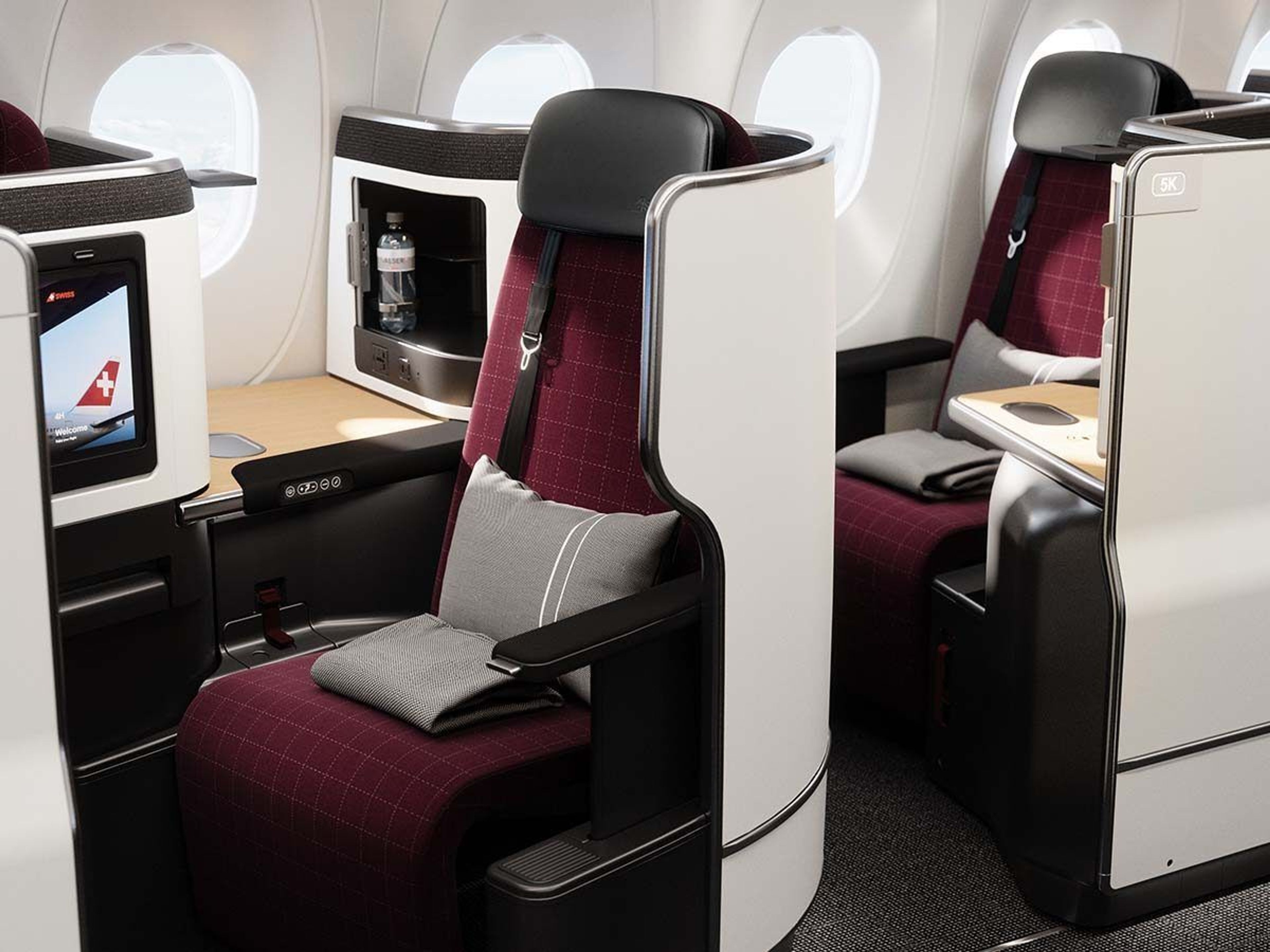 Swiss A350 business class