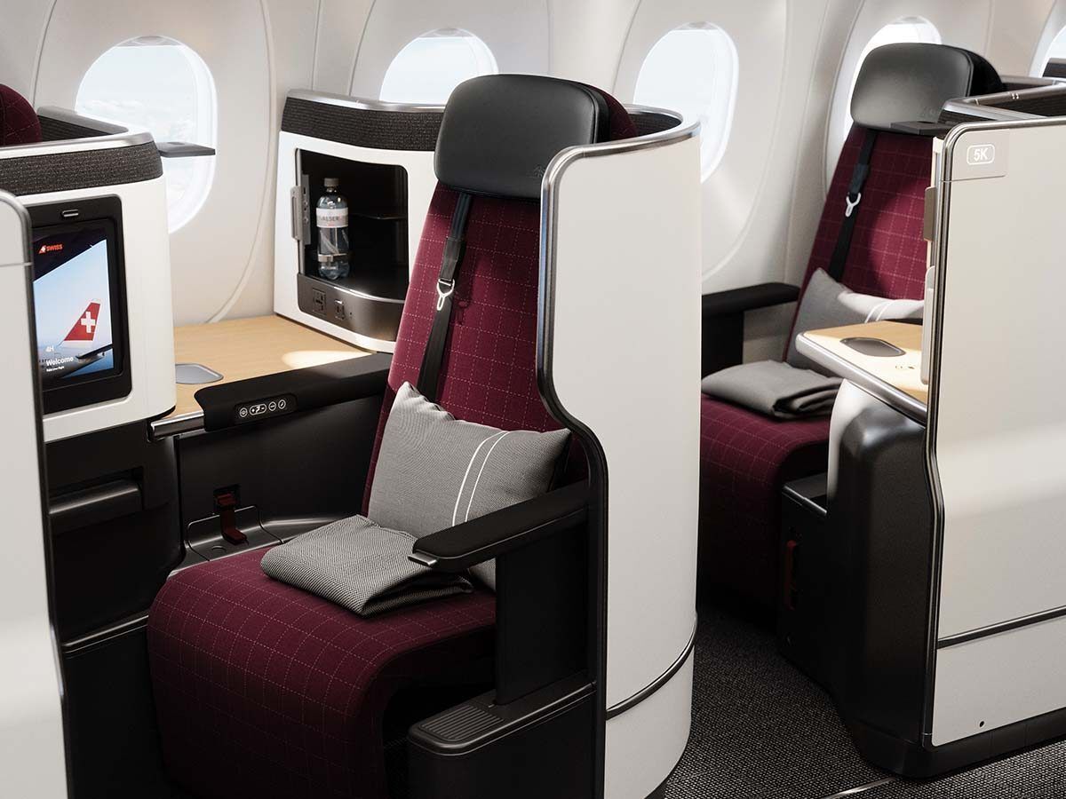 Swiss A350 business class