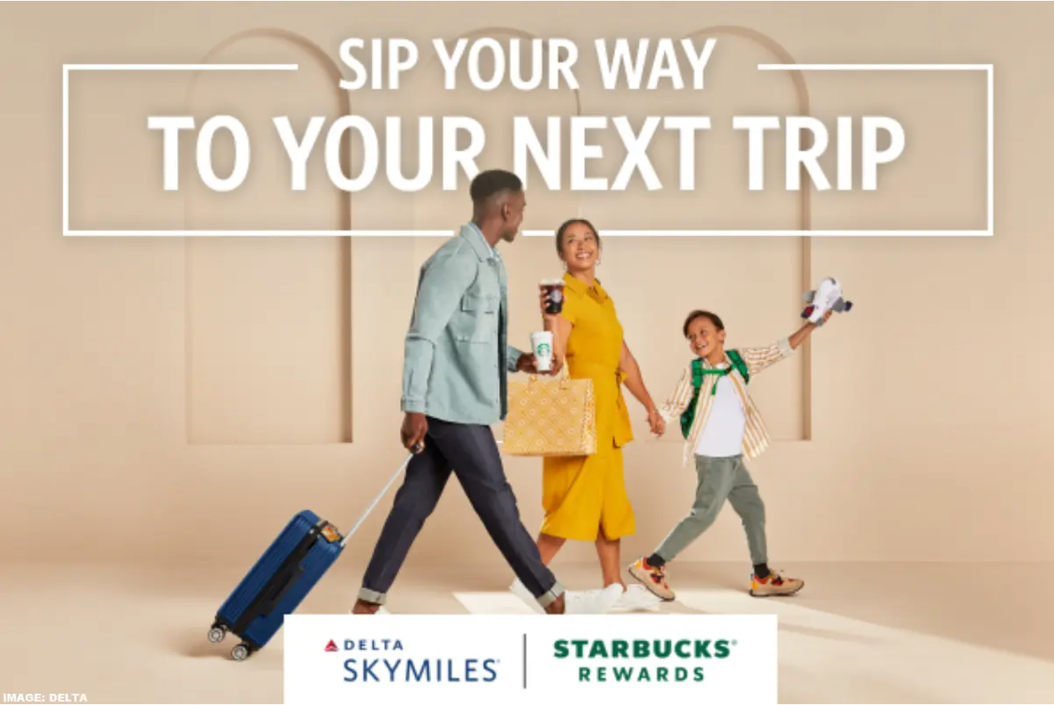 Delta + Starbucks