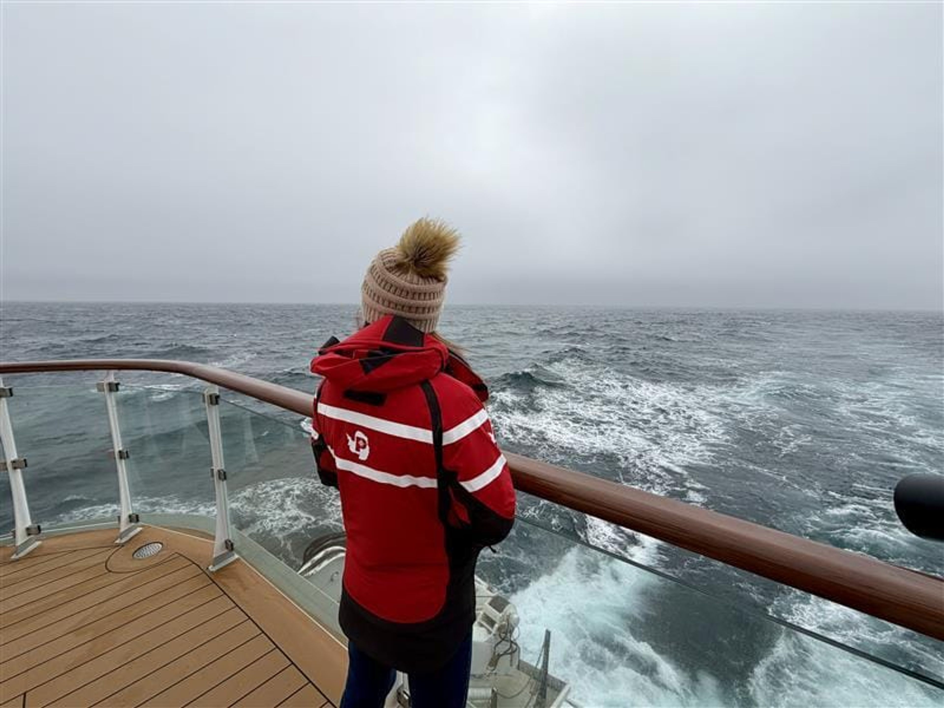 A VERY calm view of the Drake Passage…