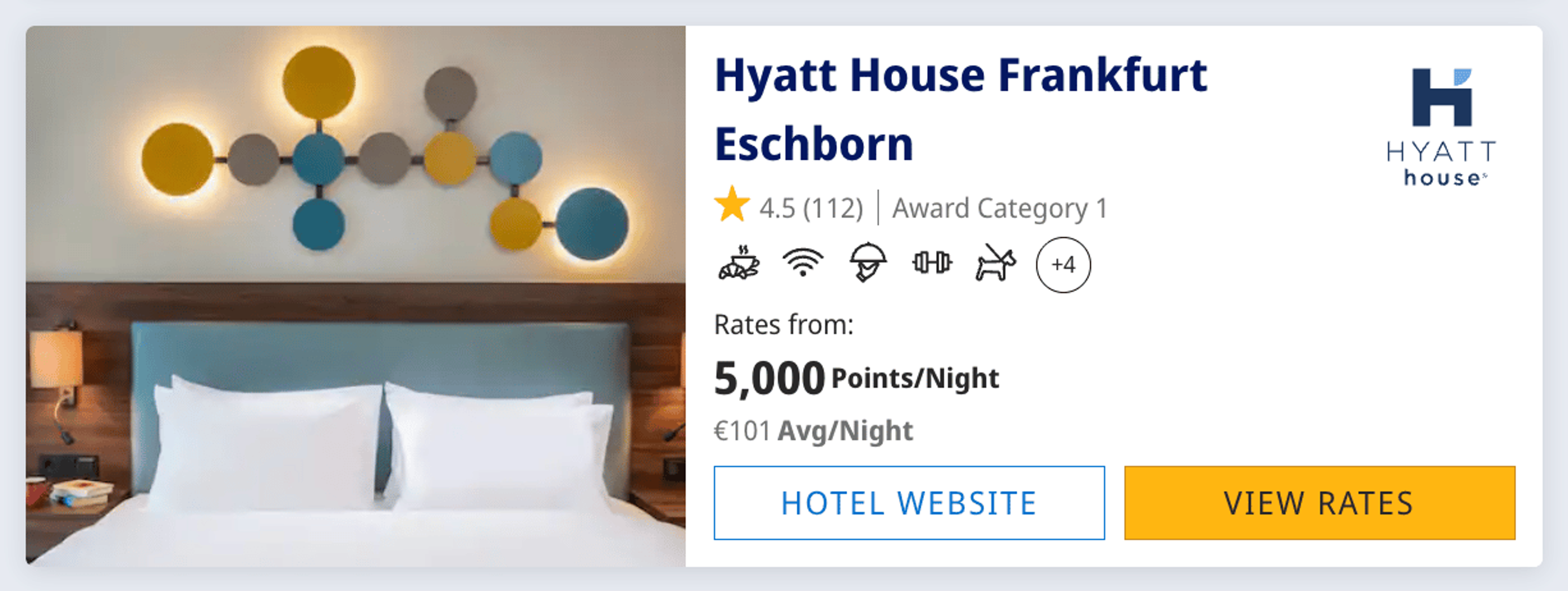 Category 1 Hyatt hotel in Germany