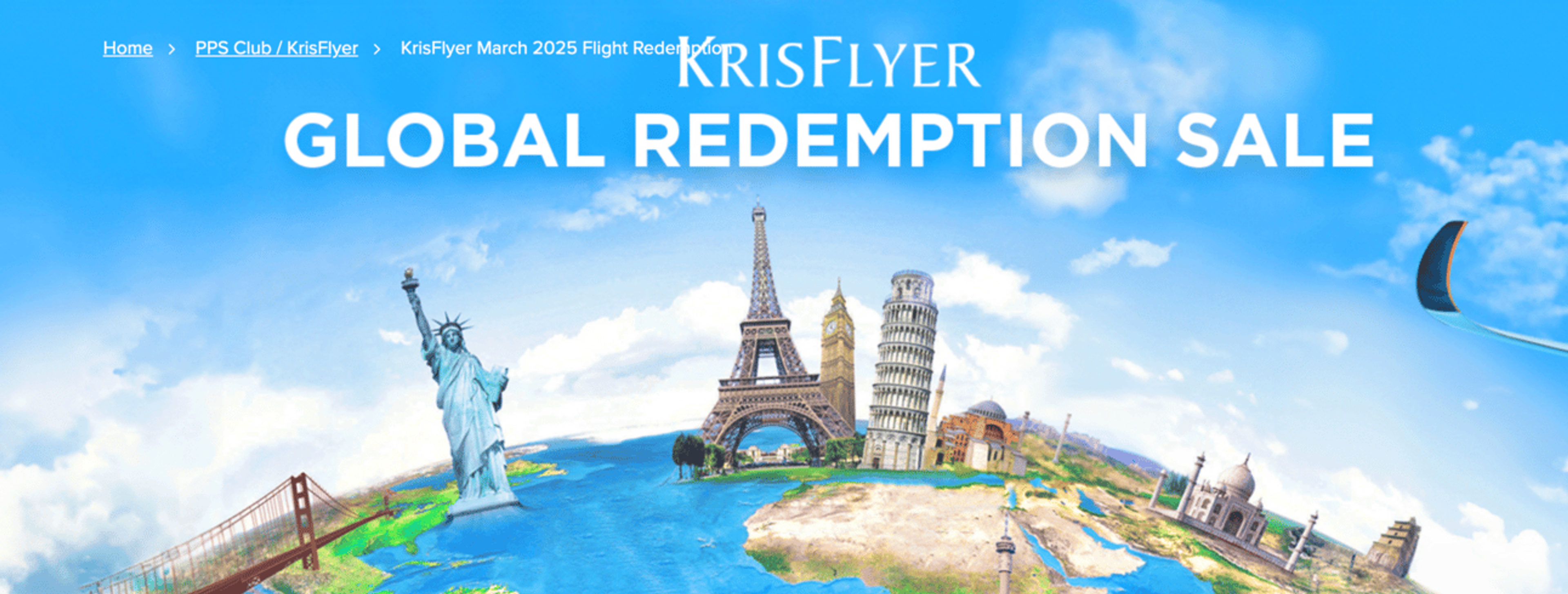 Krisflyer Global Redemptions Sale