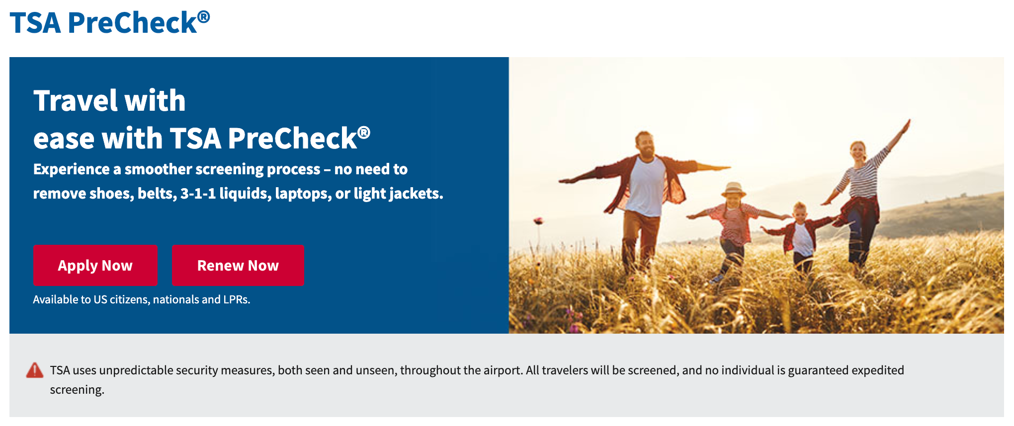 TSA PreCheck