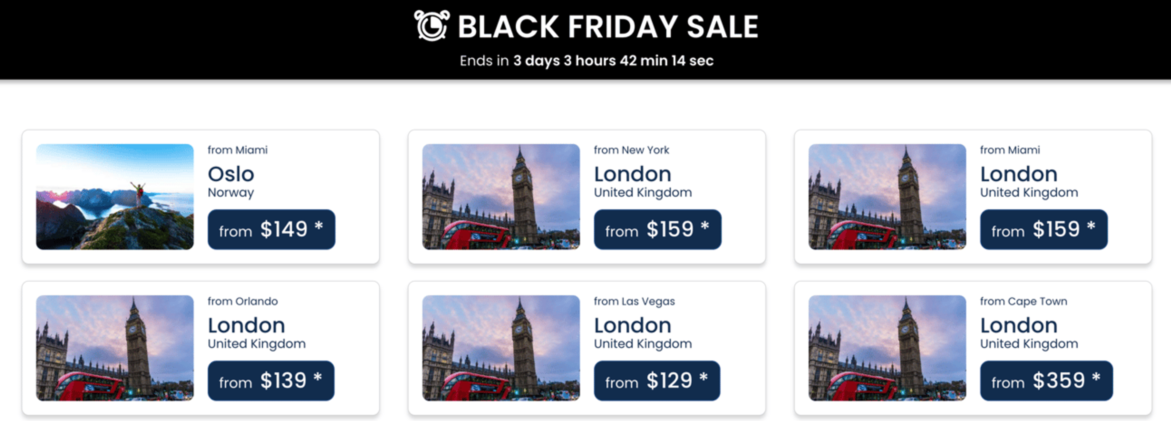Norse Atlantic Black Friday