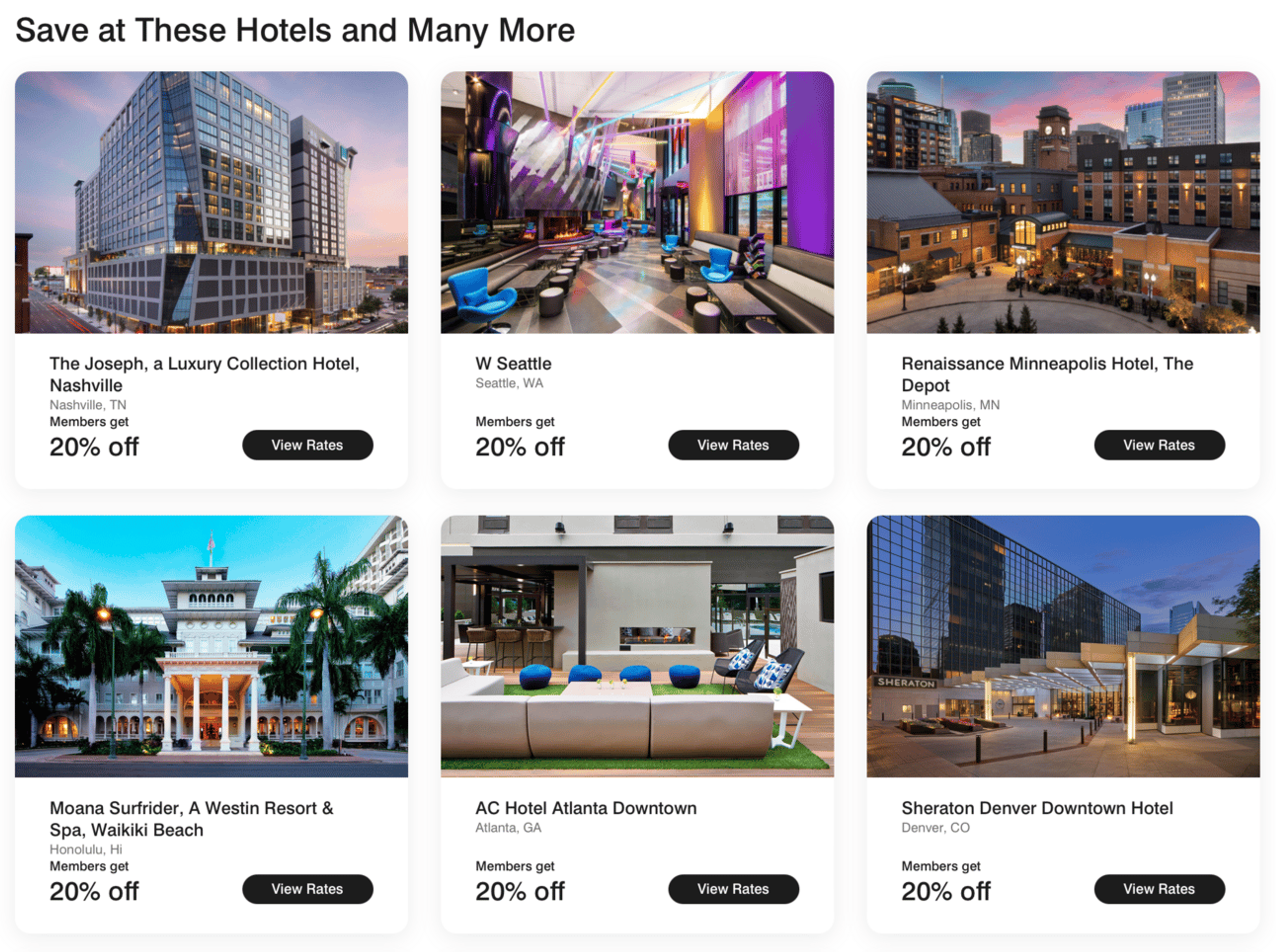 Marriott stays
