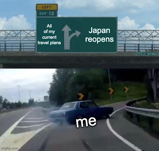 japan reopening meme