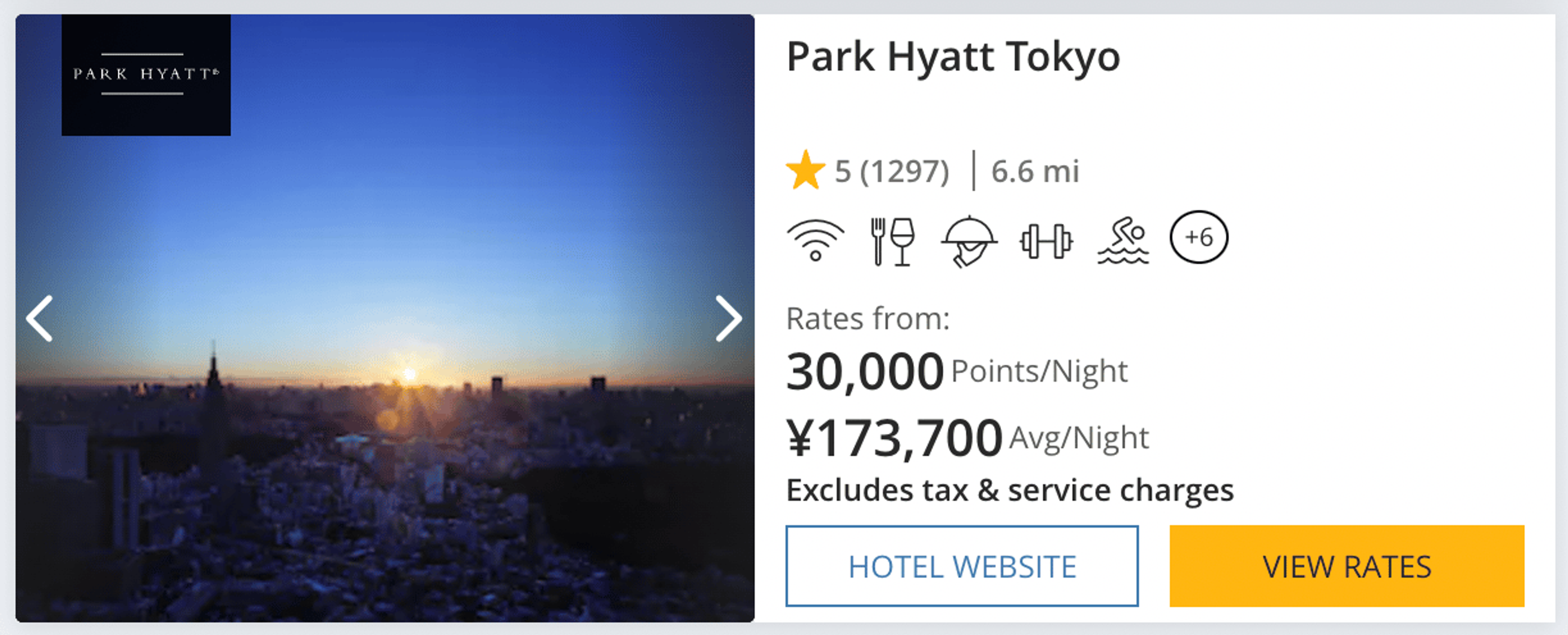 This booking would yield almost 4 cents per point in value…