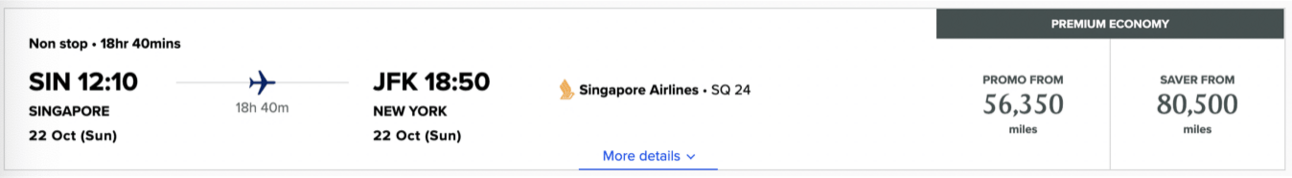 When I checked, this route had a TON of availability šÆ