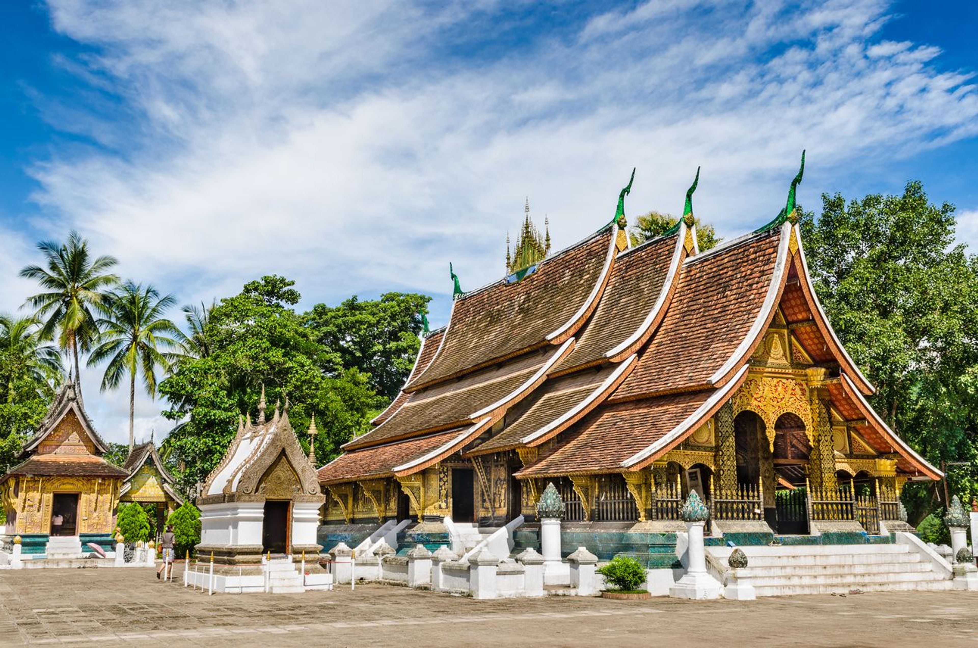 A photo of a temple in Laos