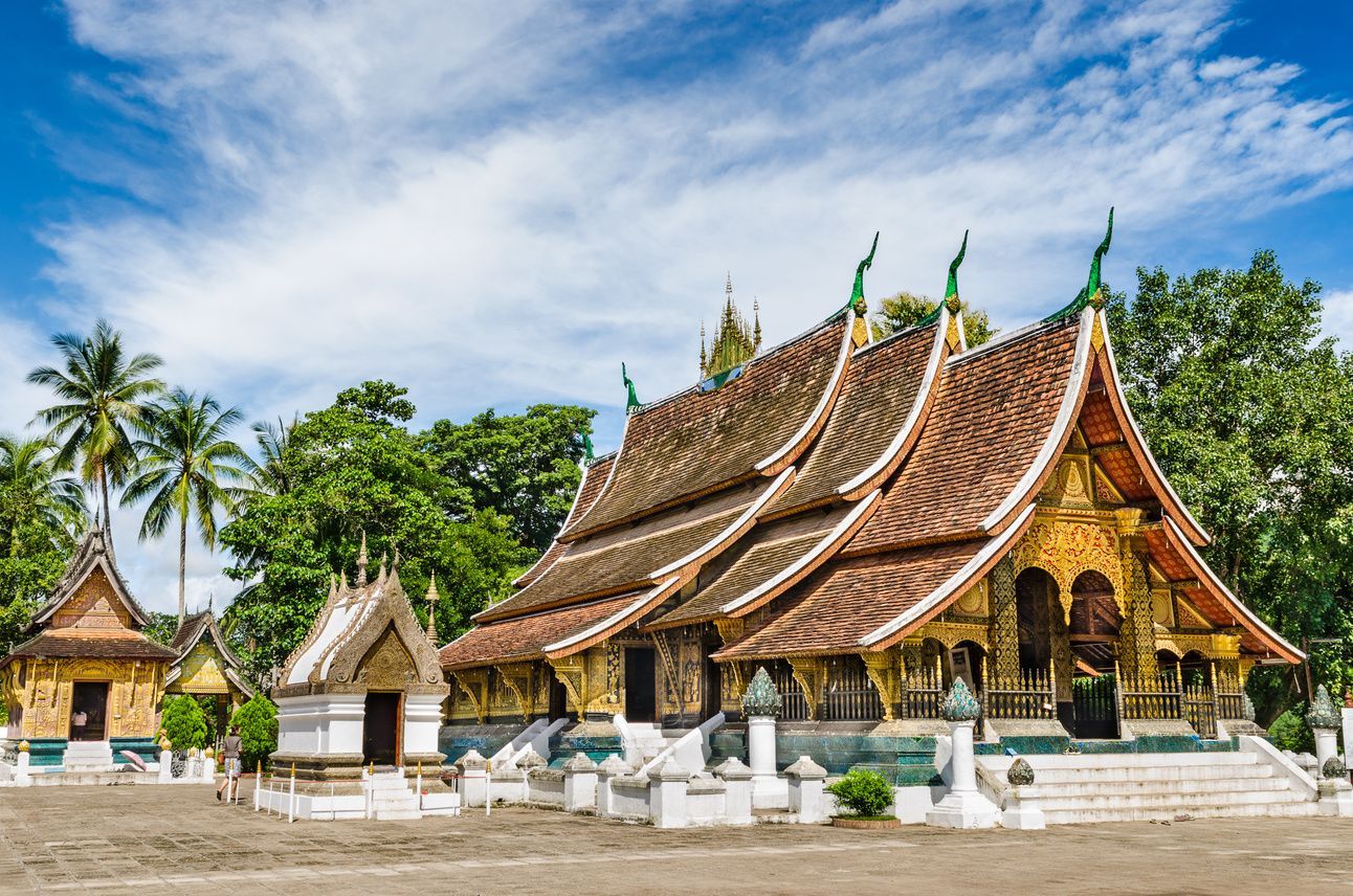 A photo of a temple in Laos