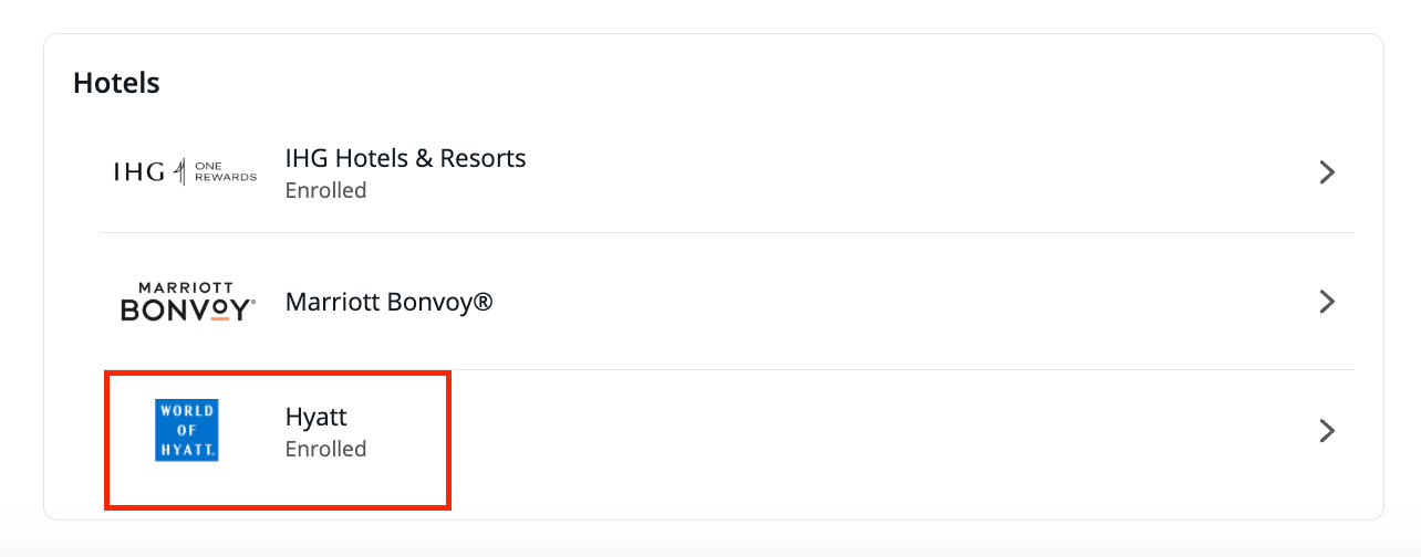 Transfer UR Points to Hyatt at a 1:1 ratio