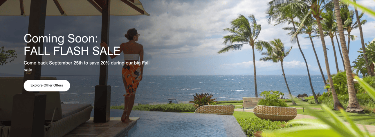 Marriott Fall Flash Sale