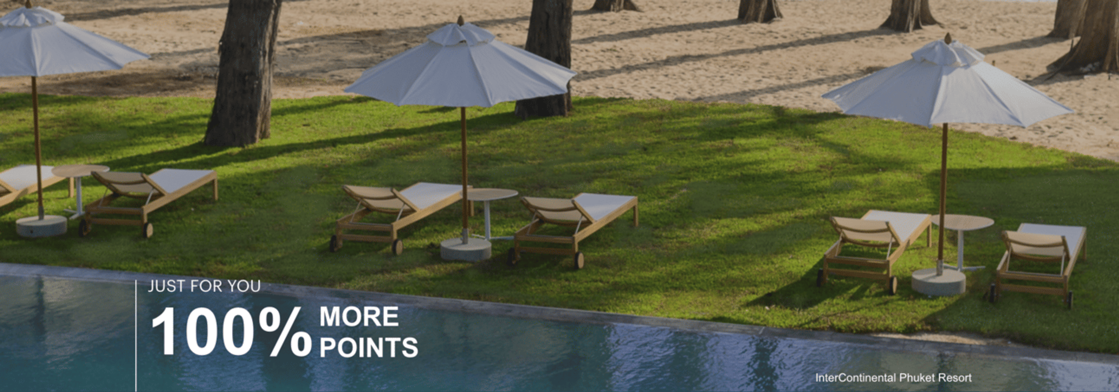 Buy IHG points with a 100% bonus