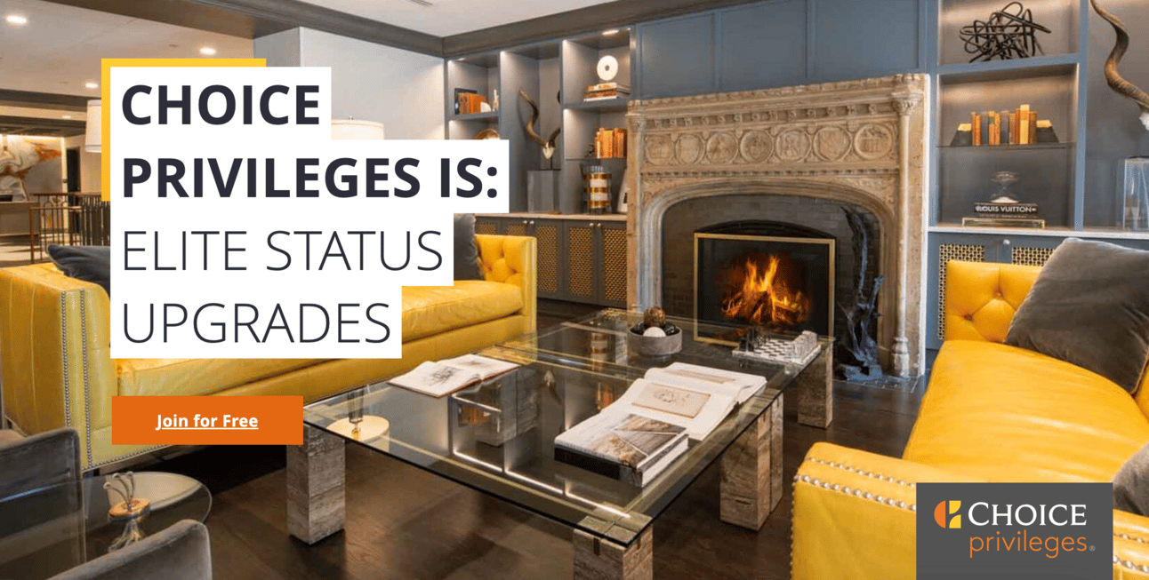 Choice Privileges landing page