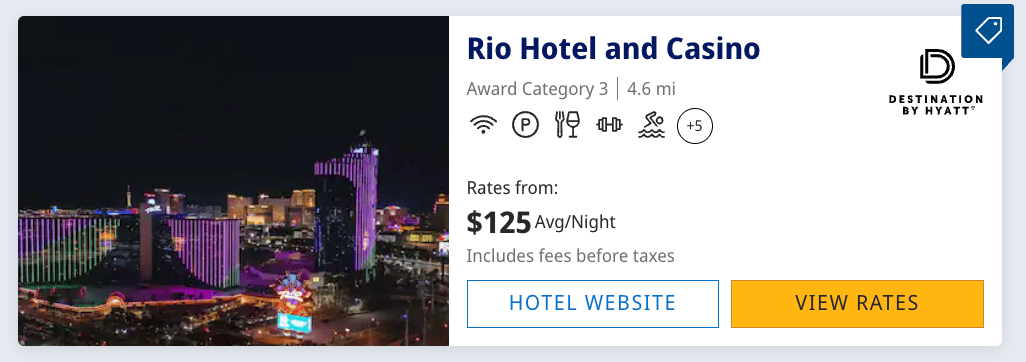 Rio Hotel and Casino Las Vegas