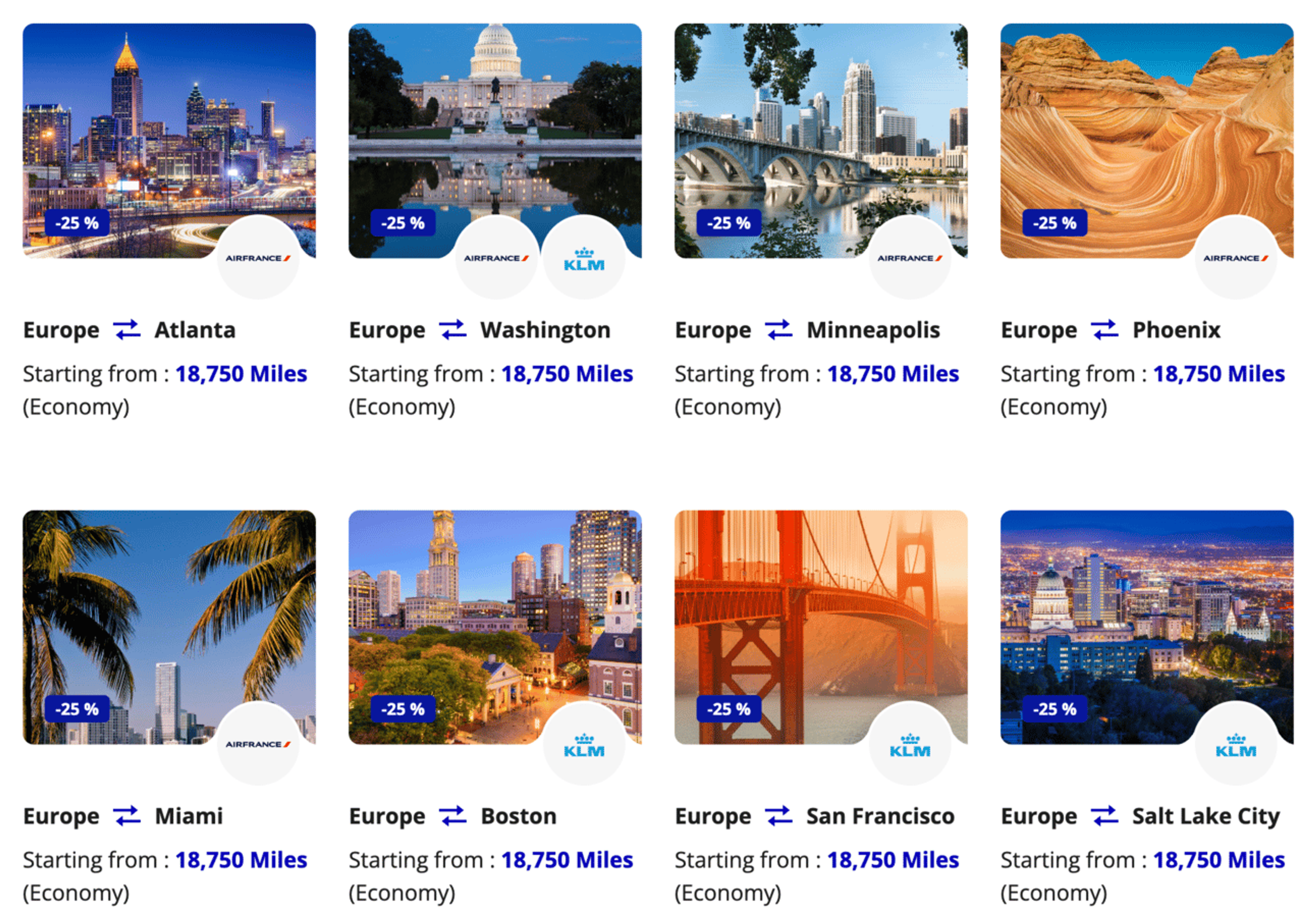 Flying Blue Promo Rewards