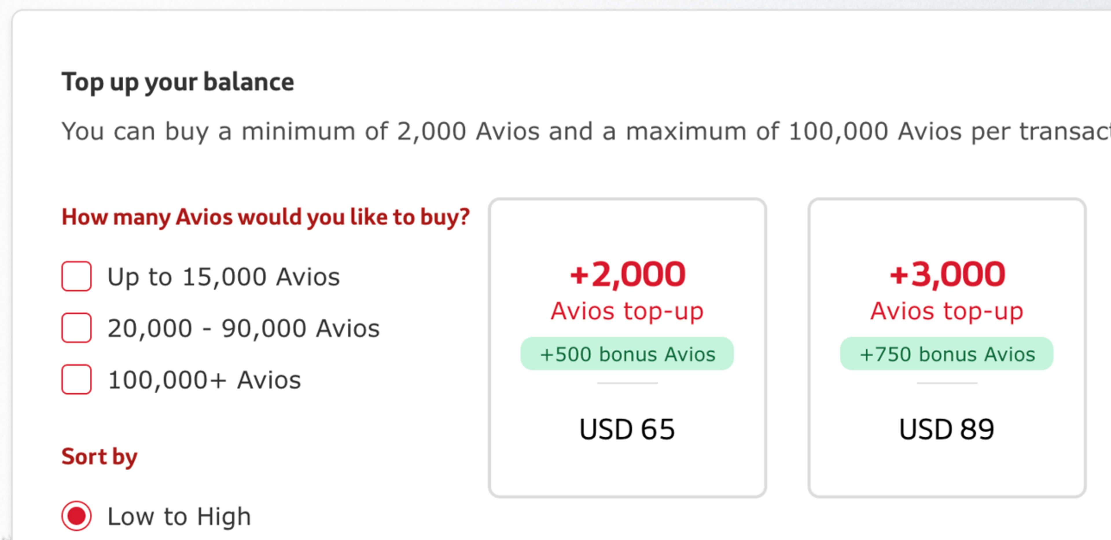 Buy Iberia Avios with a 25% bonus