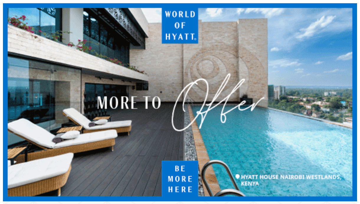 Screenshot from hyatt.com