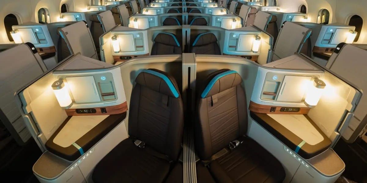 Hawaiian Airlines' new business class