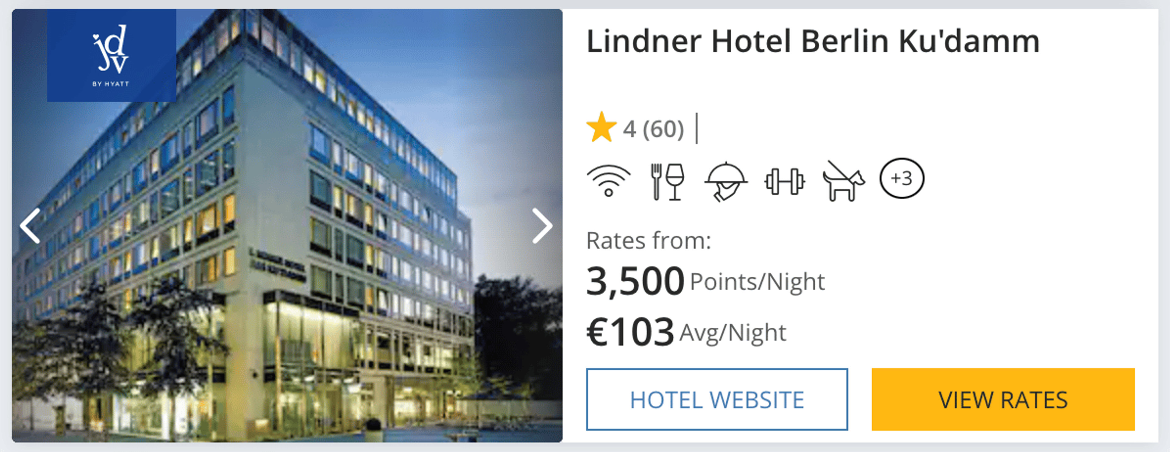 An example of a Hyatt hotel in Berlin