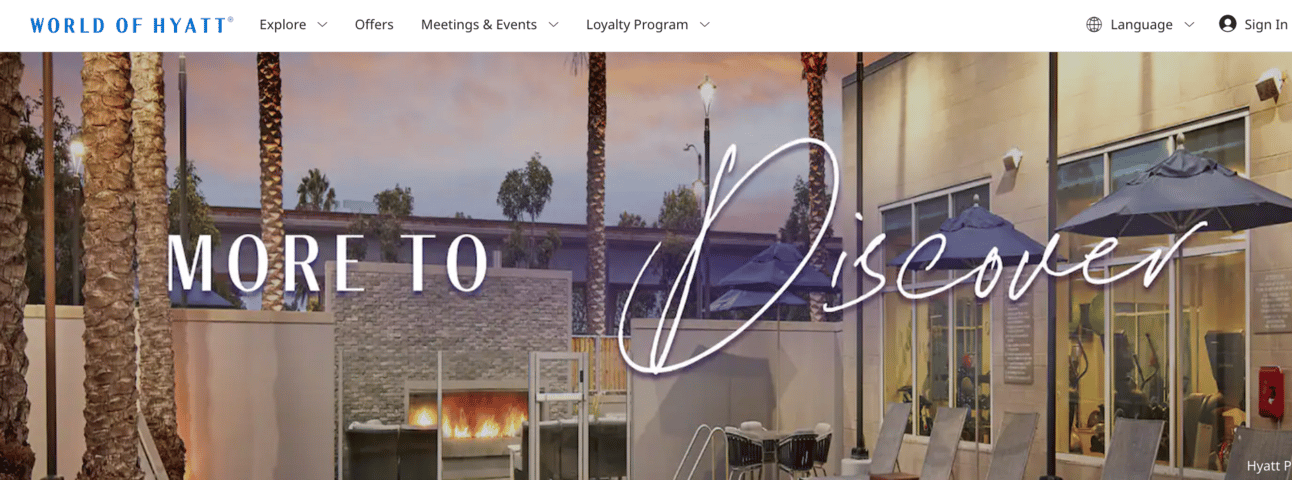 Hyatt's new double points promotion