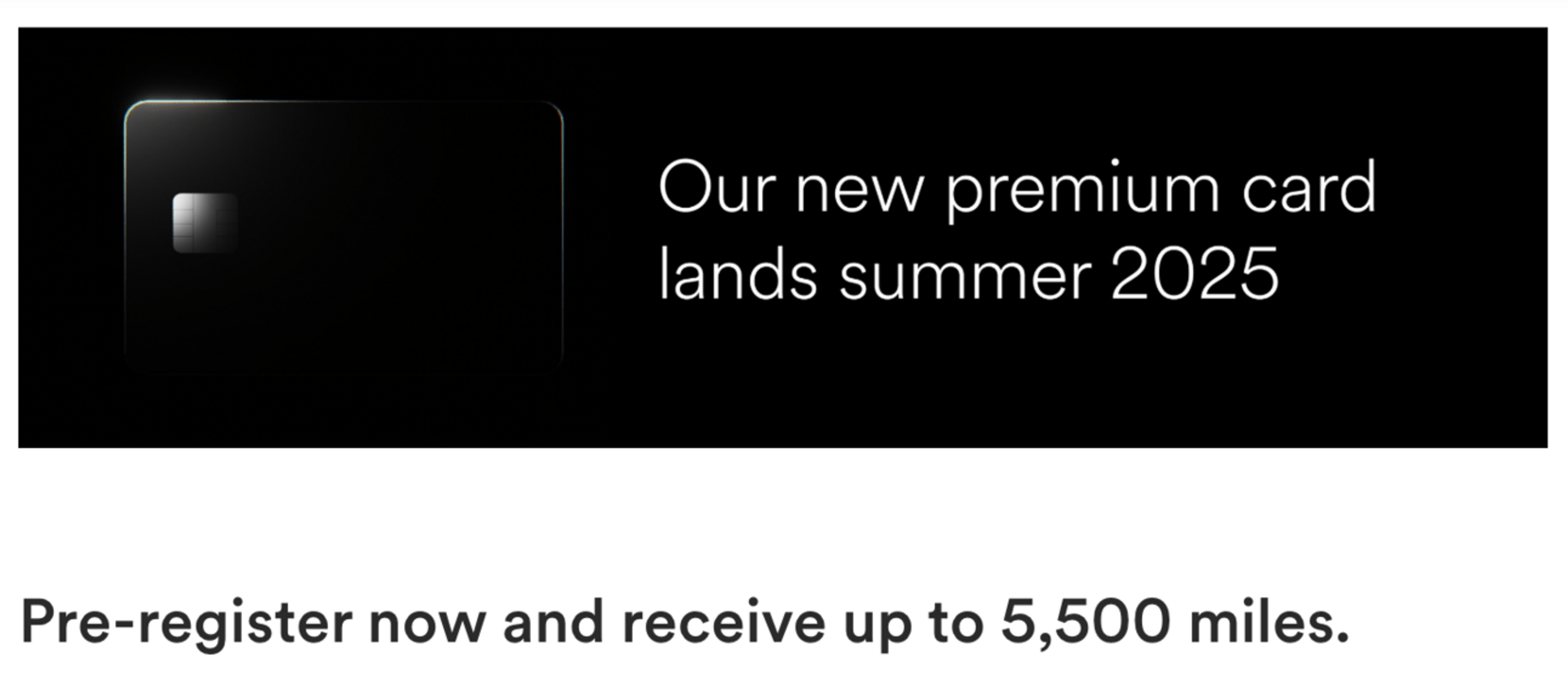 Landing page for Alaska's new premium credit card