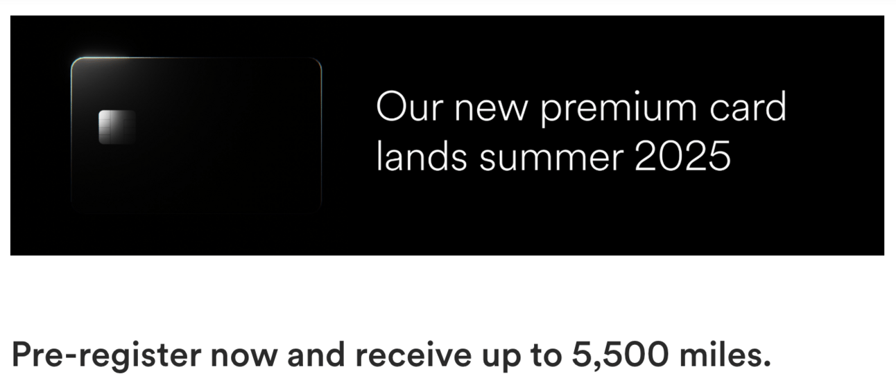 Landing page for Alaska's new premium credit card