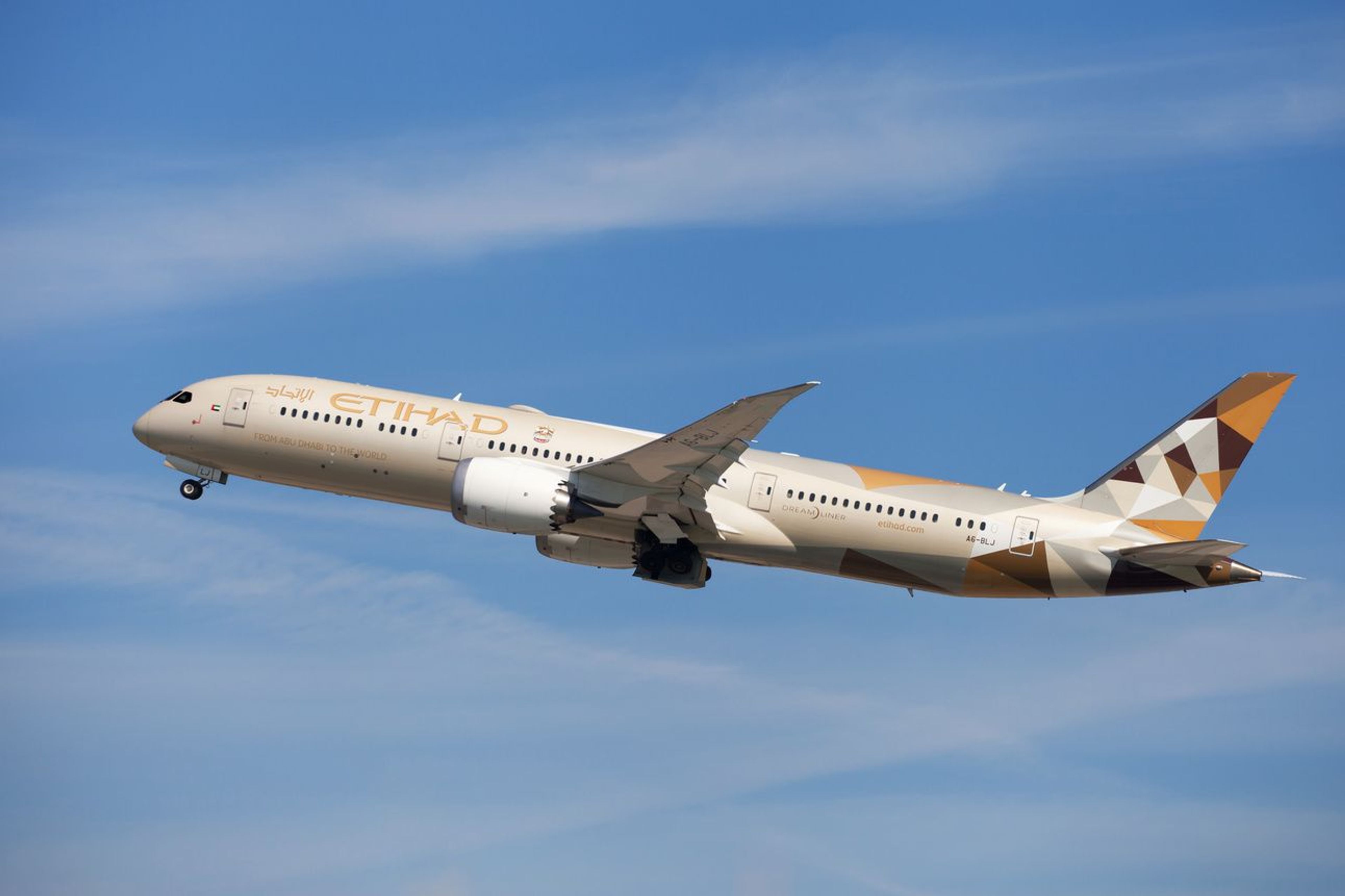 Photo of an Etihad plane