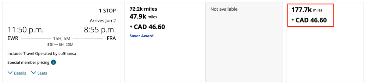 Exorbitant award pricing