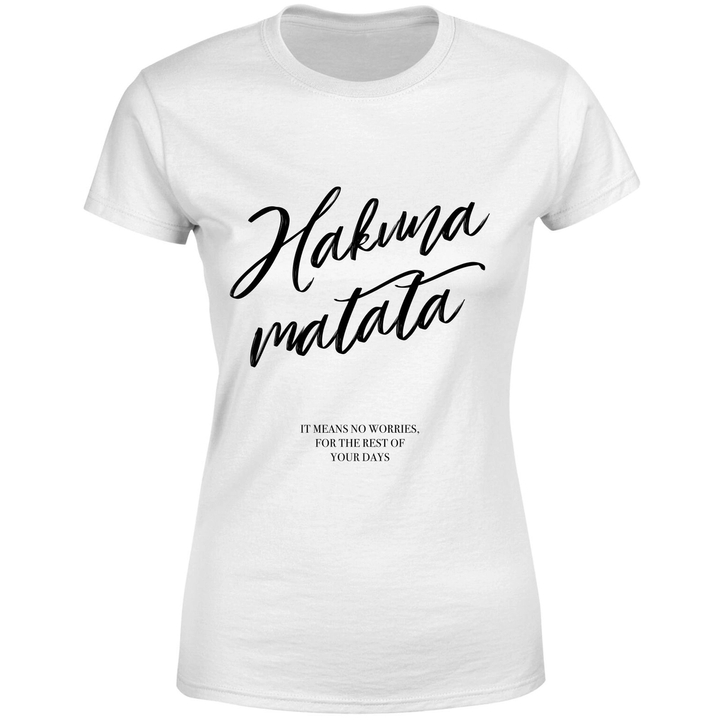 Hakuna Matata T-Shirt White