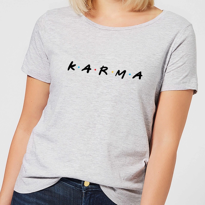 Karma T-Shirt Grey