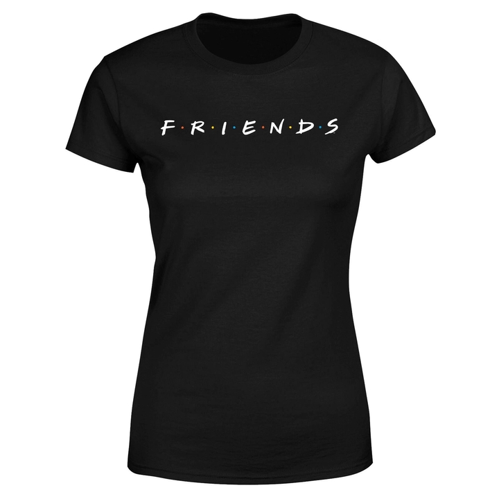 Friends Logo T-Shirt Black