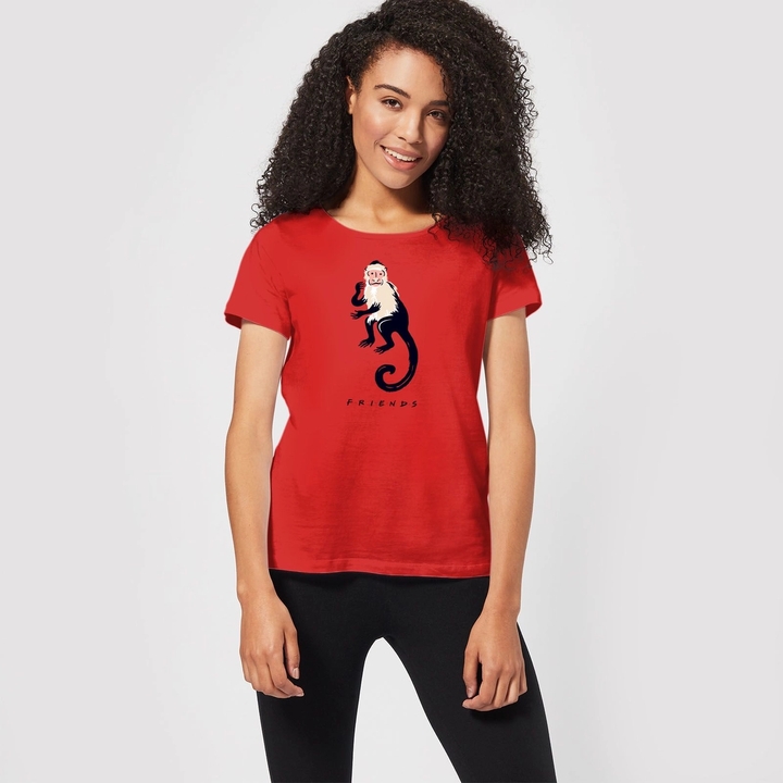 Friends Marcel The Monkey T-Shirt Red