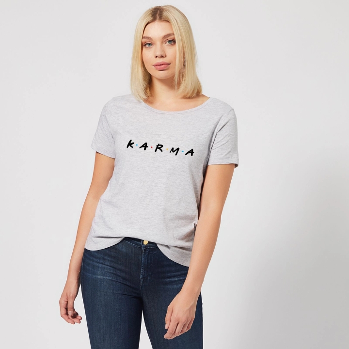 Karma T-Shirt Grey