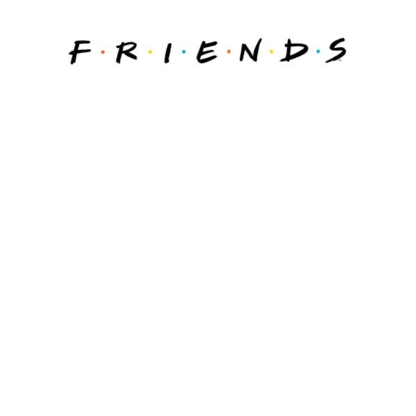 Friends Logo T-Shirt White
