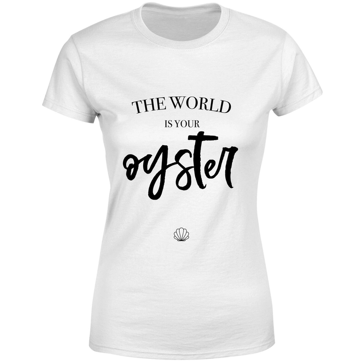 The World Is Your Oyster T-Shirt White