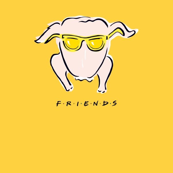 Friends Turkey T-Shirt Yellow