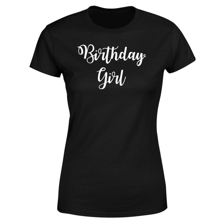 Birthday Girl T-Shirt Black