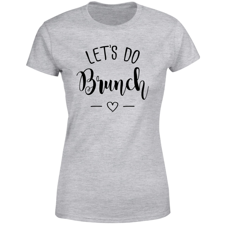 Lets Do Brunch T-Shirt Grey