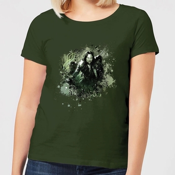 Lord Of The Rings Aragorn Cutout T-Shirt Forest Green