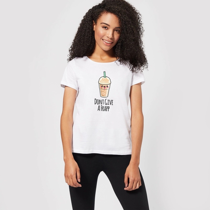 Don't Give A Frapp T-Shirt White