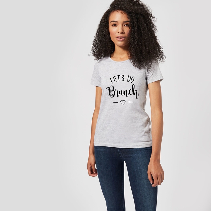 Lets Do Brunch T-Shirt Grey